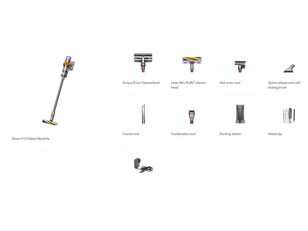 Вертикальный пылесос Dyson V15 Detect Absolute (369535-01) [62968] - фото 4
