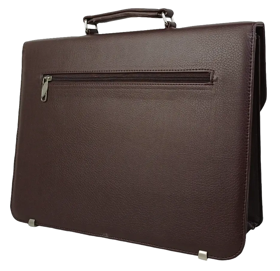 Портфель чоловічий Exclusive Еко-шкіра Коричневий (714000 brown) - фото 4