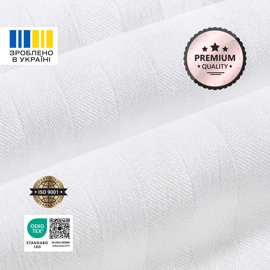 Комплект постільної білизни Ideia євро страйп білий (8-36083_страйп білий) - фото 6