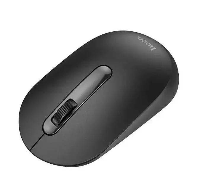 Мишка безпровідна Hoco GM14 2.4G для пк та ноутбуків чорна - фото 3