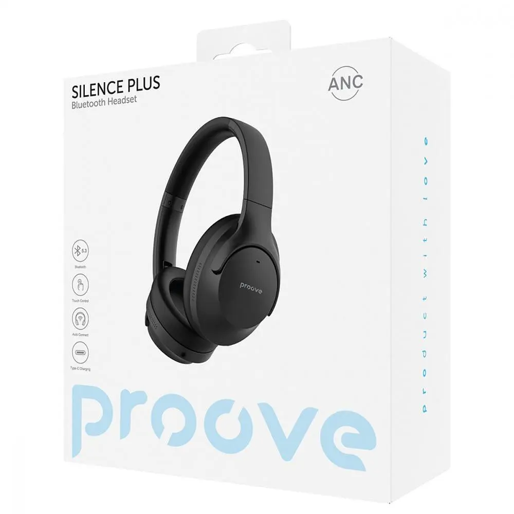 Навушники Proove Silence Plus with ANC Gray (HPSLP0010003) - фото 2