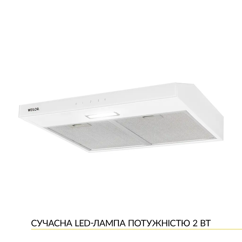 Витяжка плоска WEILOR WPL 6092 WH - фото 4