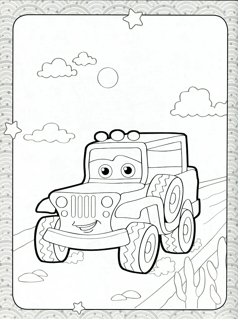 Розмальовка для найменших. Кумедні машинки - фото 5