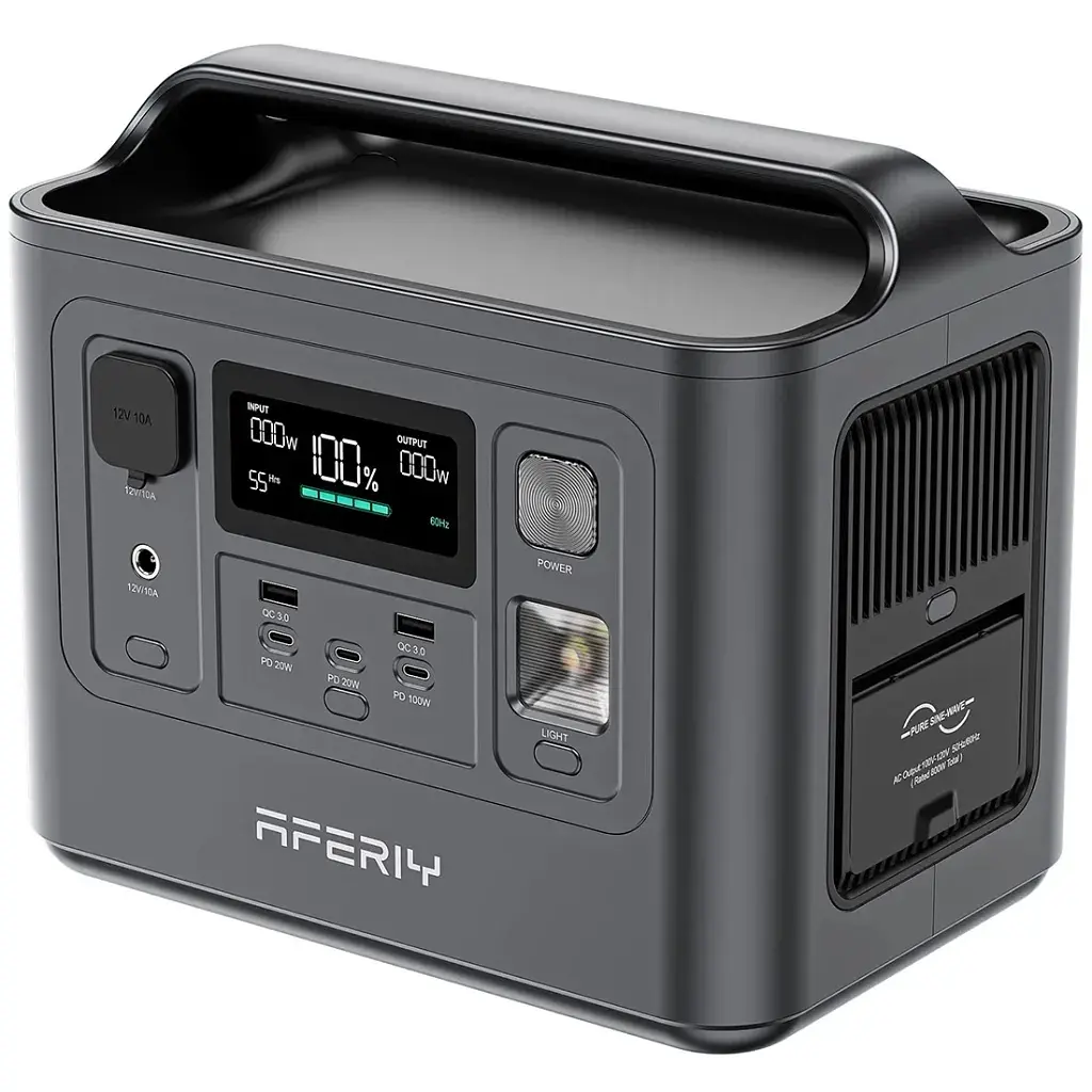 Зарядна станція Aferiy AF-P010, 800W, 512Wh (Aferiy AF-P010) - фото 2