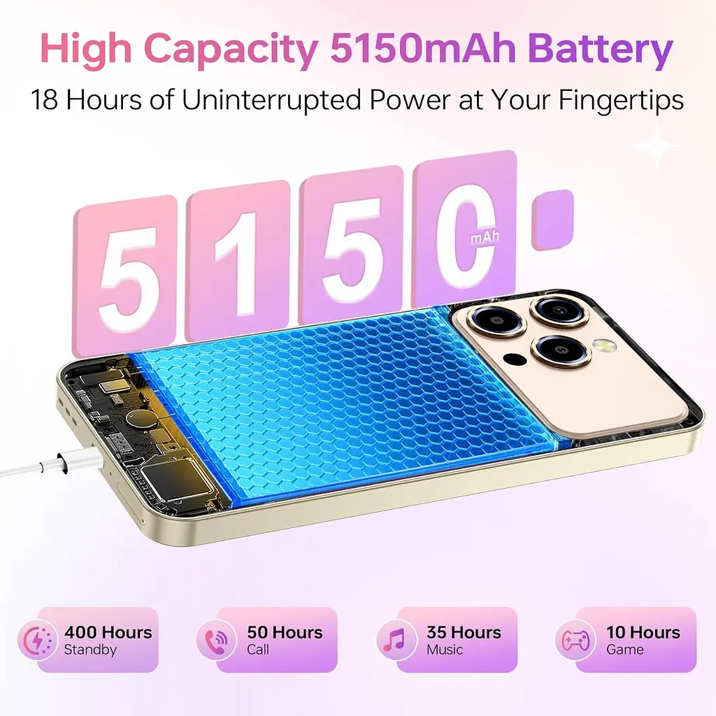 Смартфон Oukitel P1 Pro 6.7" FHD+ /8GB/512GB/ G100 /5150mAh/ 50+32Мп / Black - фото 6