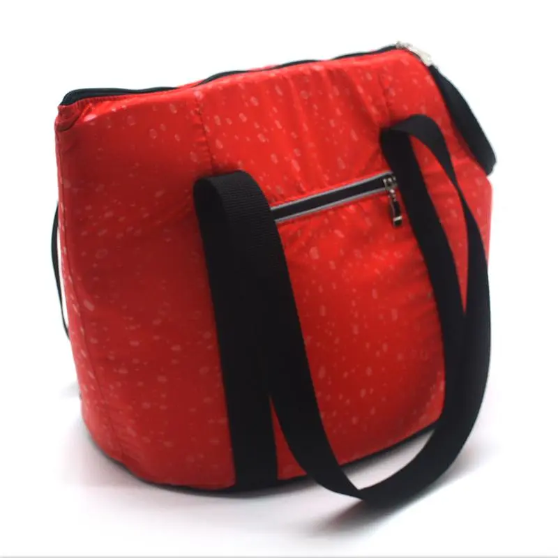 Сумка переноска для животных Zoo-hunt Берта красная №1 230х430х310 мм - фото 6