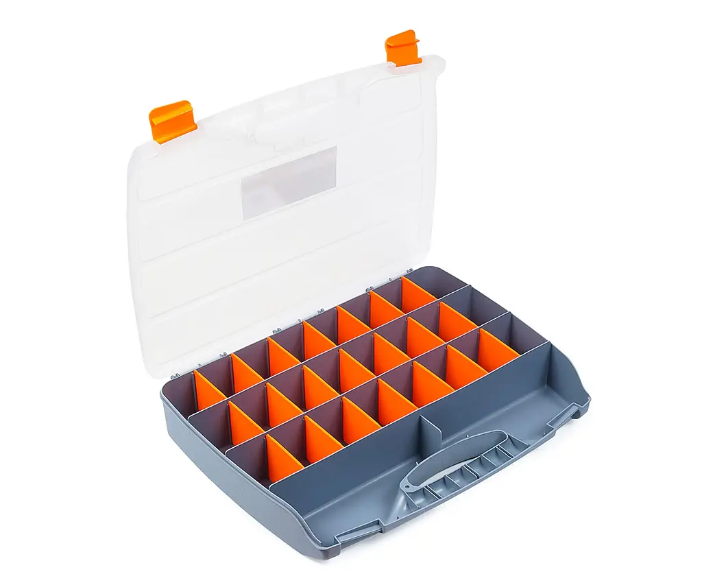 Органайзер пластиковий господарський для зберігання, 24 секції 460х360х80 мм, Polax (01-011) - фото 2