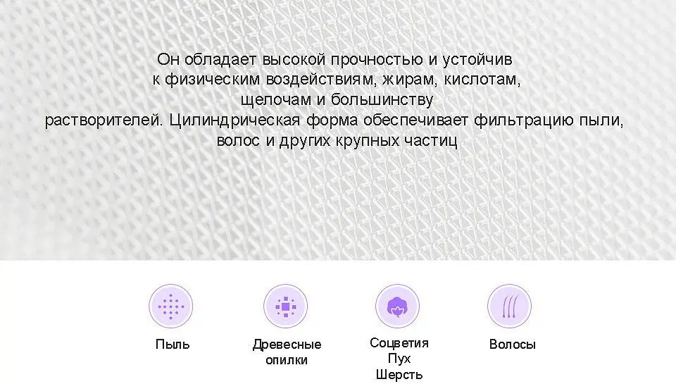 Фільтр для очищувача повітря Mi Air Purifier Filter Antibacterial Purple MCR-FLG (SCG4011TW) з RFID - фото 6