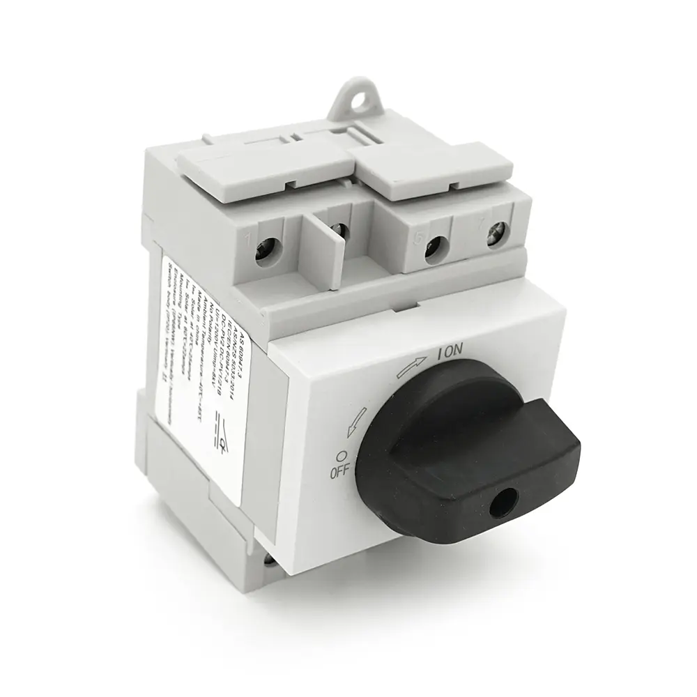 Поворотний вимикач зовнішнього монтажу HGN4-NL1-25, DC1000V, 25A, 4P, IP66, Grey