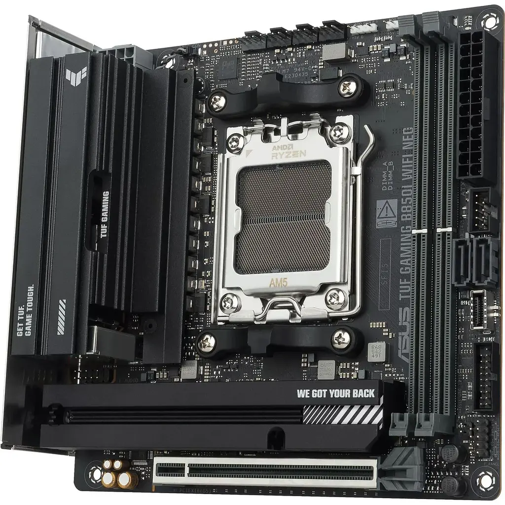 Материнська плата ASUS TUF GAMING B850I WIFI NEO (TUF GAMING B850I WIFI NEO) (Socket AM5, AMD B850, Mini-ITX) - фото 2
