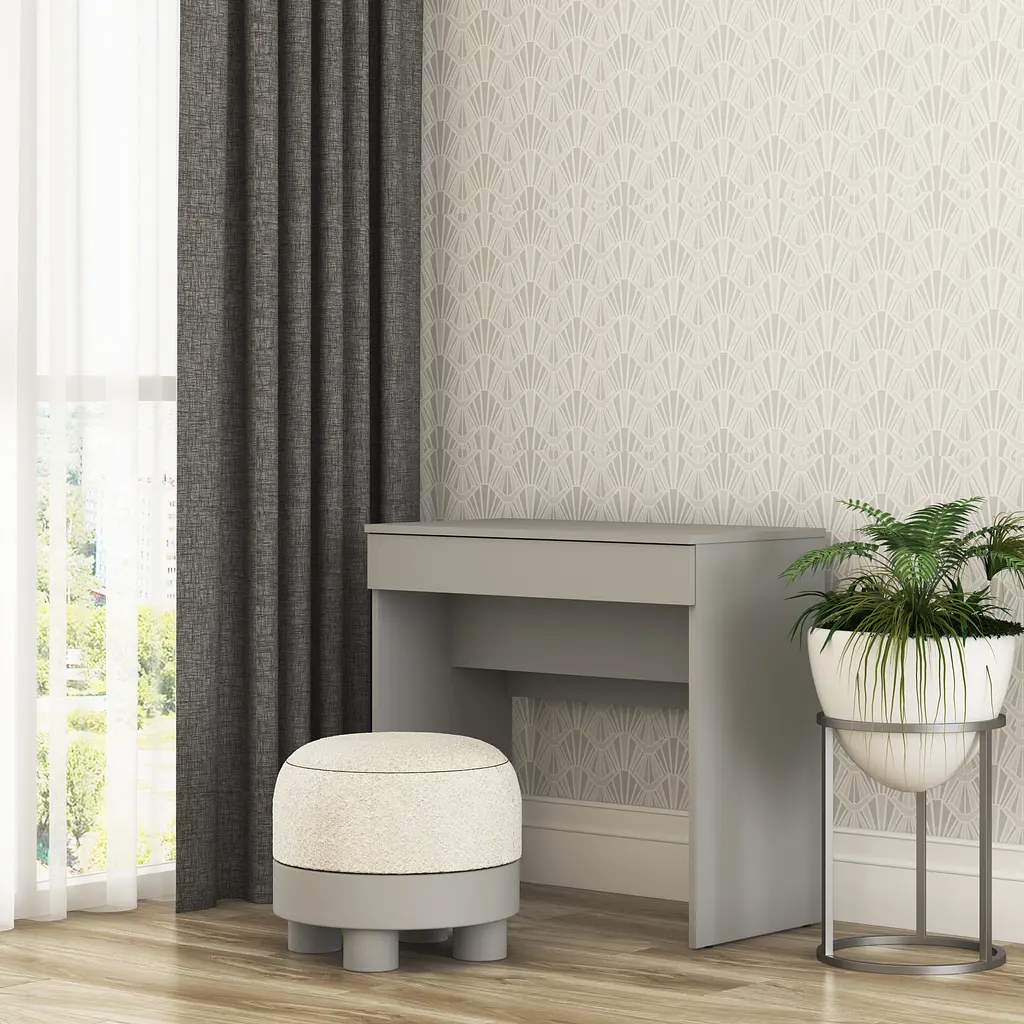 Трюмо з дзеркалом у спальню MebelStar Нео 80x43x75,2 см Сіра мишка (MBS-1234) - фото 2