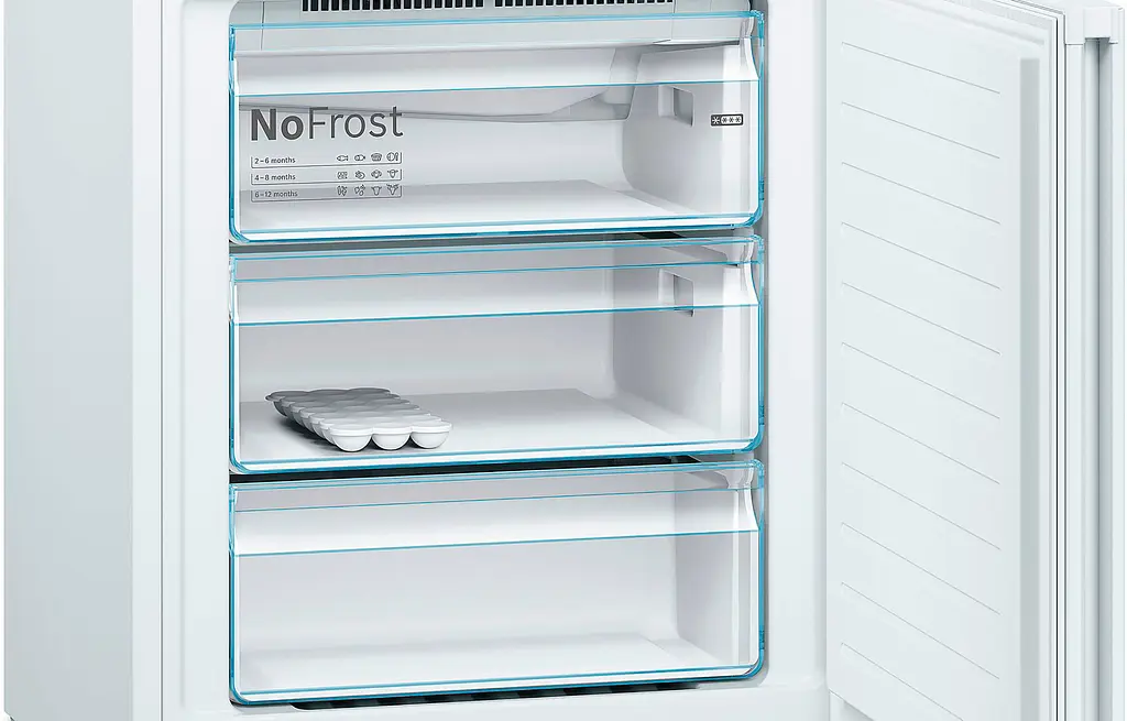 Холодильник із нижньою морозильною камерою Bosch KGN49XW306 білий (KGN49XW306) - фото 4