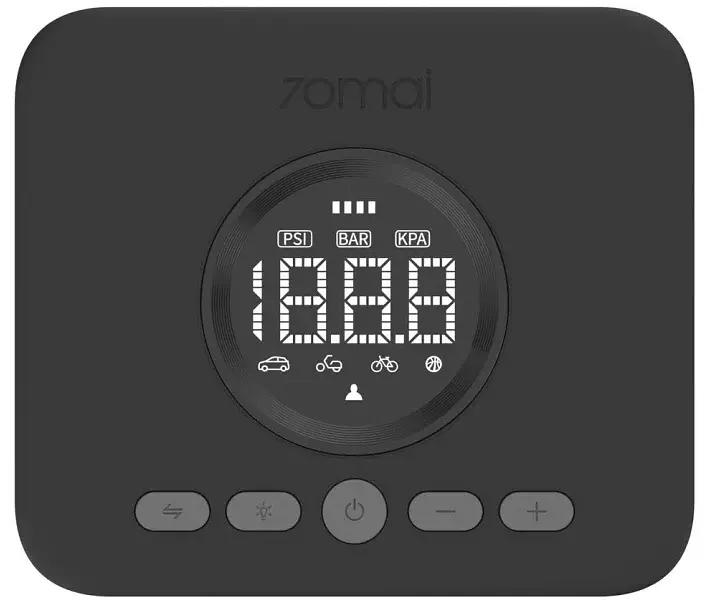 Автокомпресор Xiaomi 70mai Cordless Air Compressor 2 (Midrive TP07) UA - фото 2