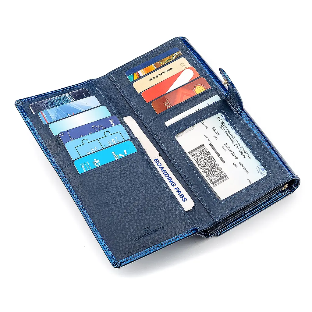 Жіночий шкіряний гаманець (S9001A) ST Leather 17.5х9х3.5 см acs0015541 - фото 5