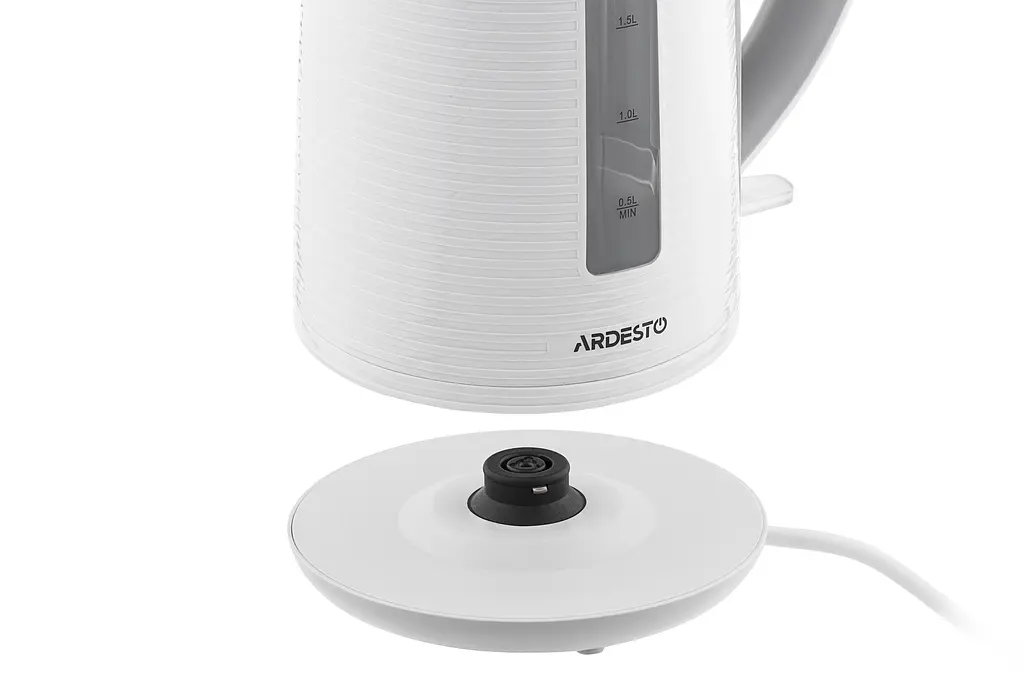 Електрочайник Ardesto EKL-F17WG 1.7 л 2150 Вт біло-сірий - фото 4