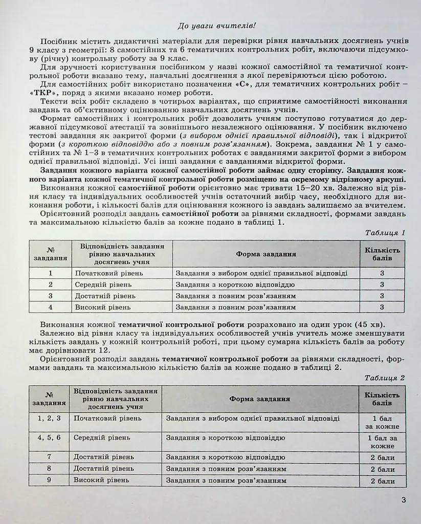 Геометрія 9 клас. Зошит для самостійних та тематичних контрольних робіт - Олександр Істер - фото 2