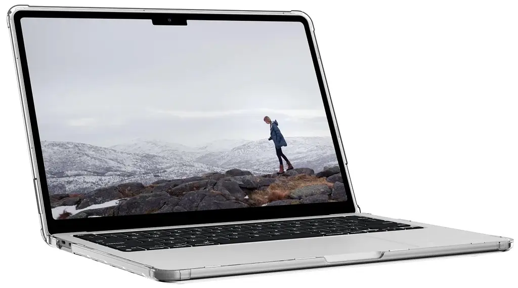 Чехол UAG для Apple MacBook Pro 13" (2020-2022) Lucent Ice/Black - фото 2