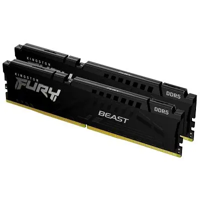 Модуль пам'яті для комп'ютера DDR5 64GB (2x32GB) 5600 MHz Beast EXPO Black Kingston Fury (ex.HyperX) (KF556C40BB2K2-64) - фото 8