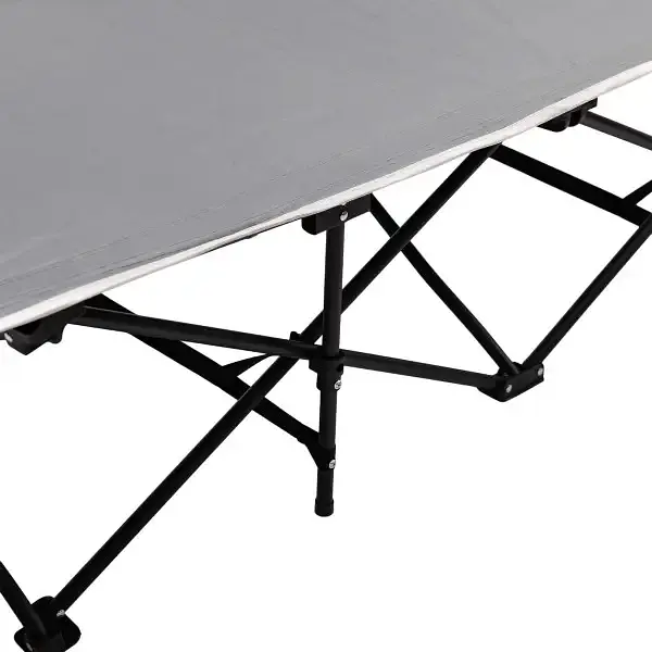 Ліжко розкладне туристичне Yiwu 185x60x50 см із сталевим каркасом розкладачка складна для дачі кемпінгу риболовлі SJ-0033G - фото 2