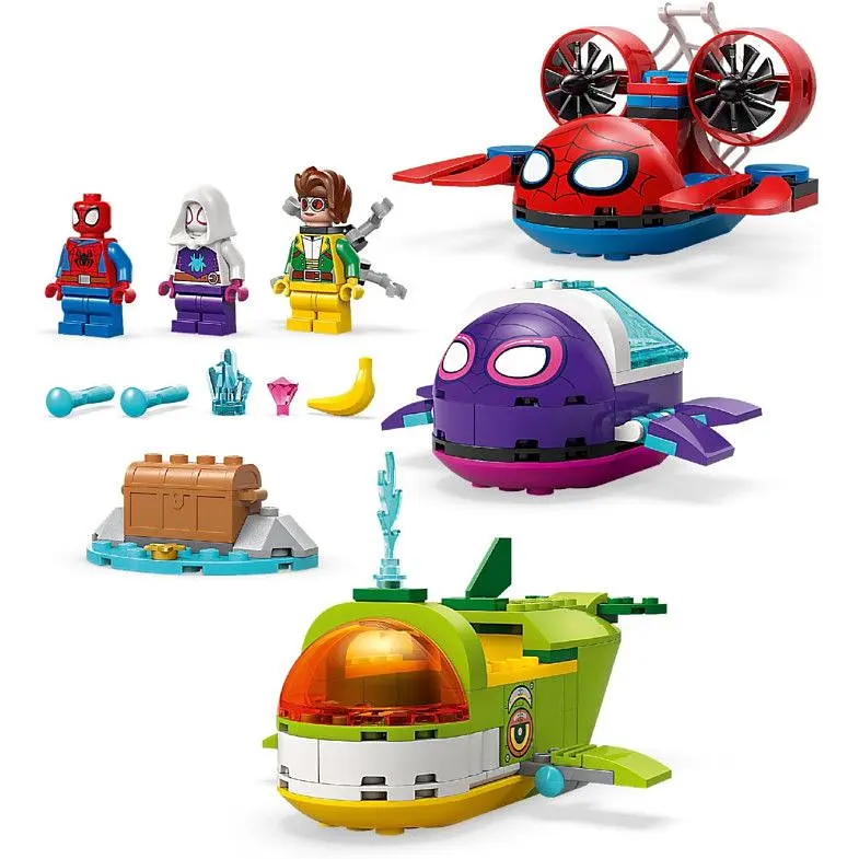 Конструктор LEGO Super Heroes Marvel Паук: Подводные транспортные средства 154 детали (11207) - фото 2
