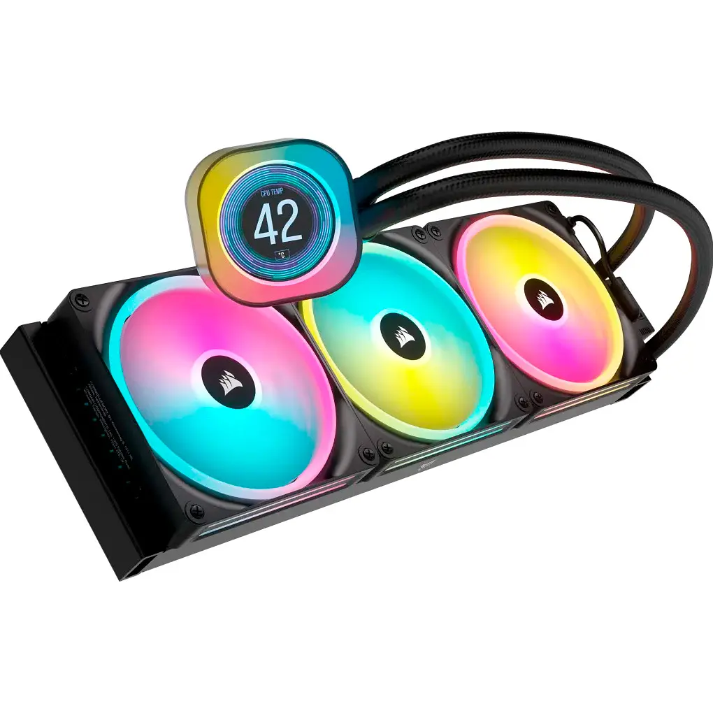 Система водяного охолодження Corsair iCUE LINK H170i LCD [CW-9061009-WW] [99692] - фото 2
