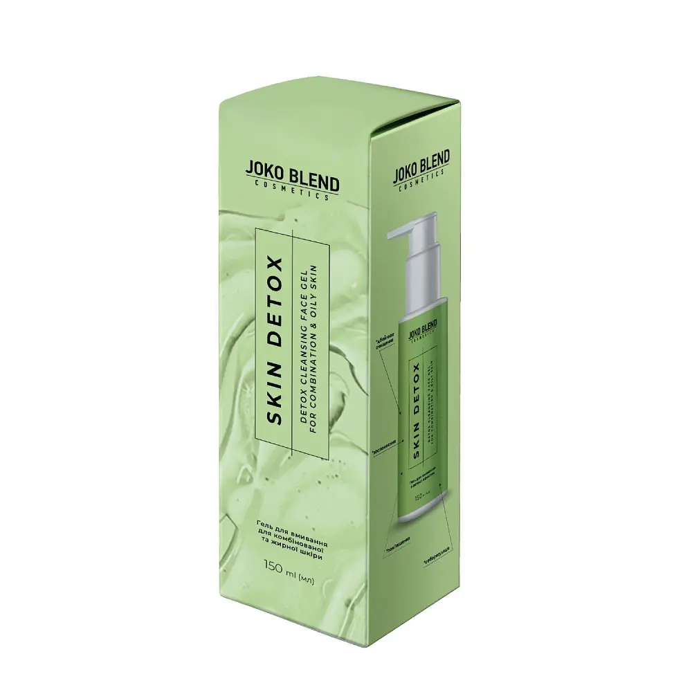 Гель для вмивання для комбінованої та жирної шкіри Skin Detox Joko Blend 150 мл - фото 7