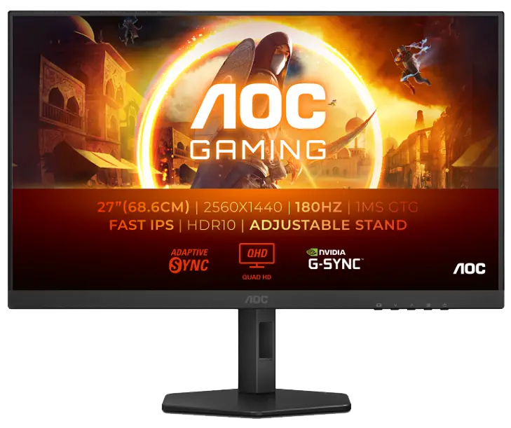 Монiтор 27" Q27G4XF Black/Grey AOC teh0026598