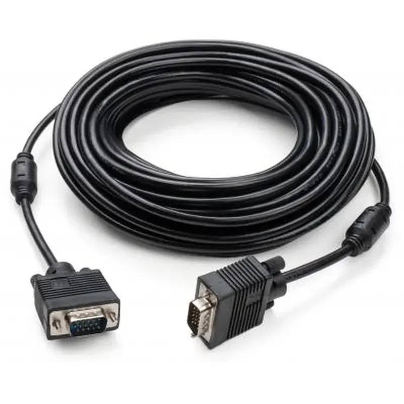 Кабель мультимедійний VGA M to VGA M 15.0m Vinga (VCPVGAF15BK) - фото 2
