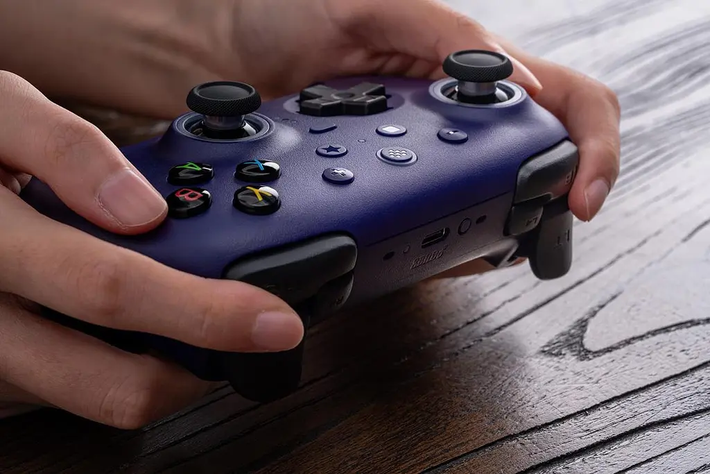 Геймпад 8BitDo Ultimate 2 для Windows і Android, ігровий контролер TMR, Еффект Холла Violet - фото 4