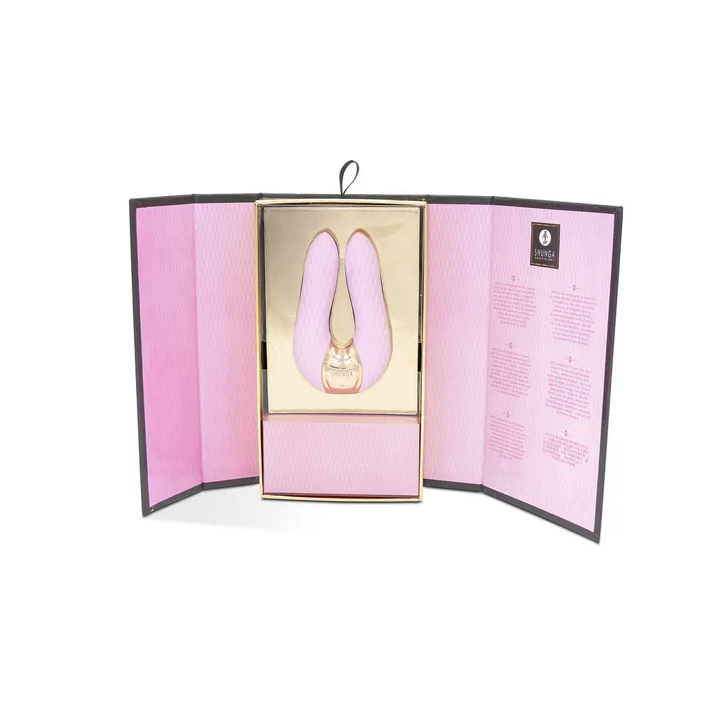 Вібратор для клітора Shunga Aiko Light Pink, гнучкі кінчики - фото 8