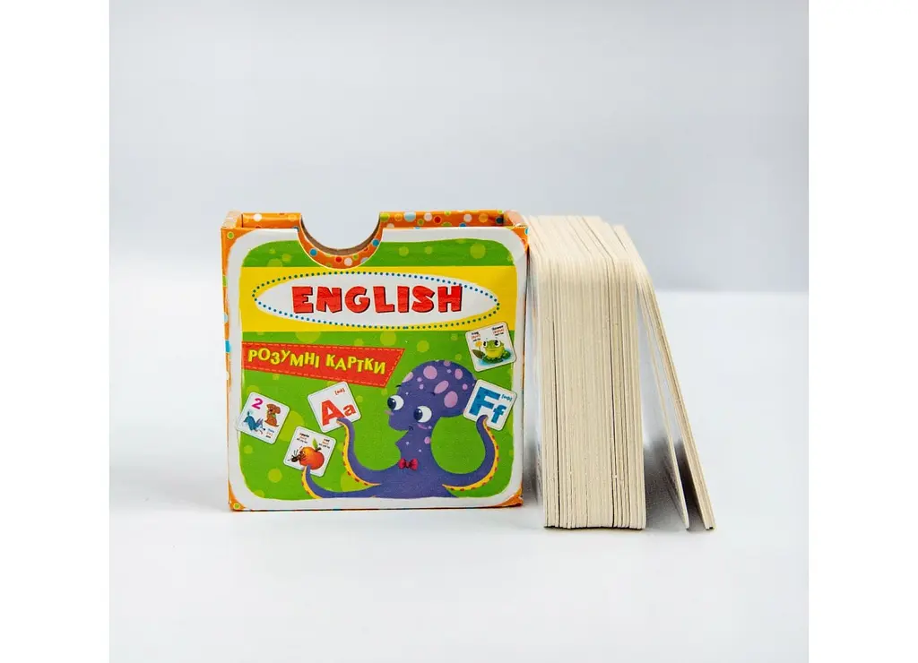 Розумні картки. Englisg ABC. 30 карток 9642 (9789669369642) shop (9789669369642) - фото 2