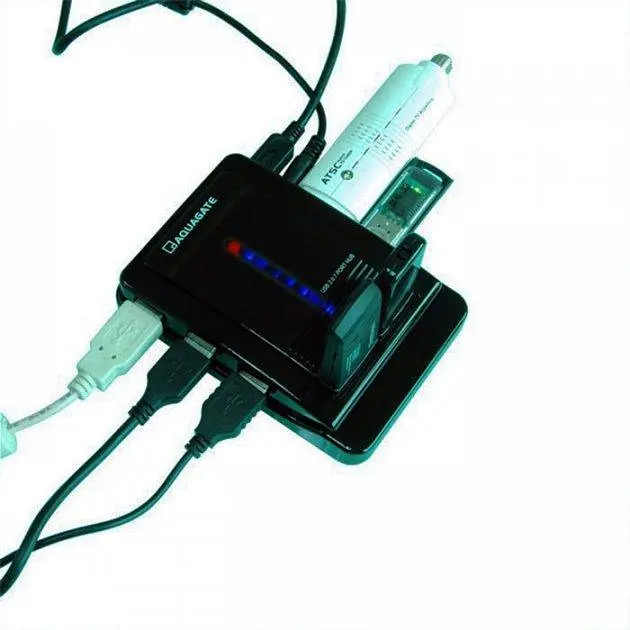 USB-Хаб PowerPlant USB2.0 7 port (CA911349) - фото 3