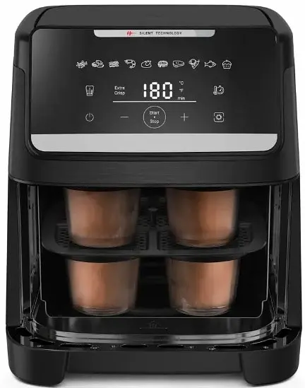 Мультипіч Tefal Easy Fry Silence XXL EY846HE0 Black UA - фото 4