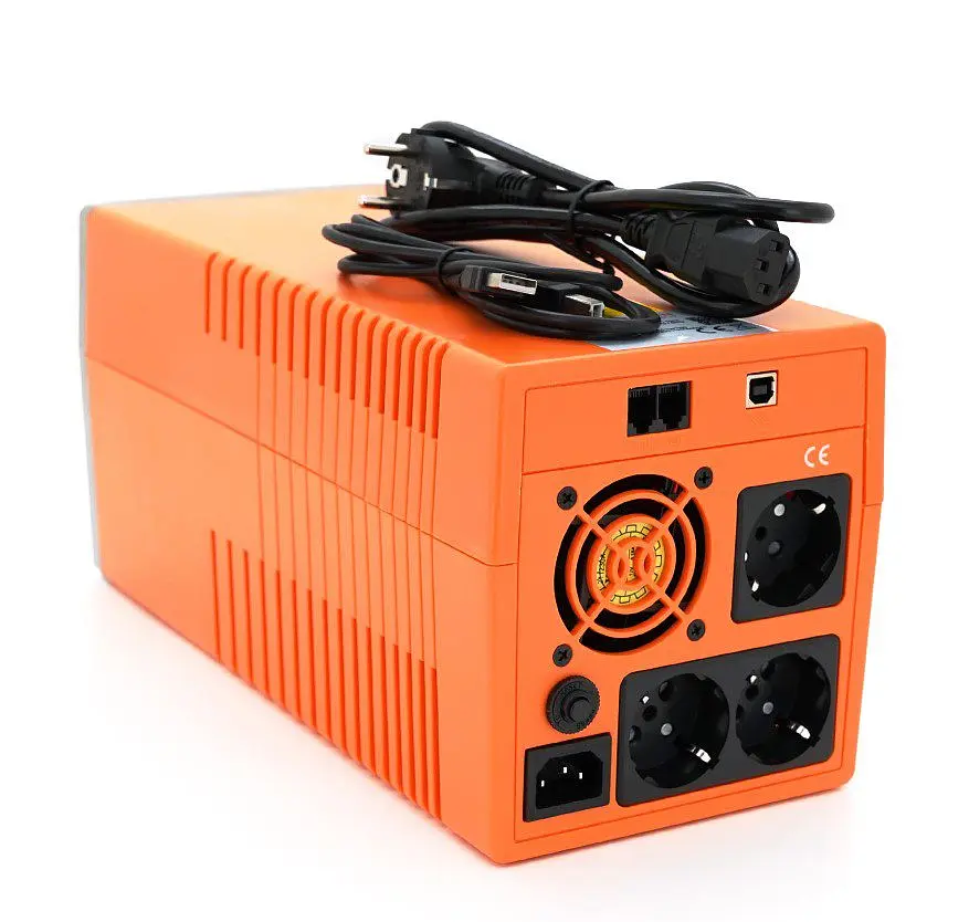 Джерело безперебійного живлення Makelsan Lion StandbyL 2200VA 1320W, 3xSchuko, 2x12V9Ah - фото 2