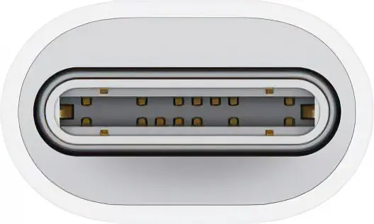 Адаптер USB Type-C Apple USB-C to Lightning Adapter White (MUQX3) - фото 3