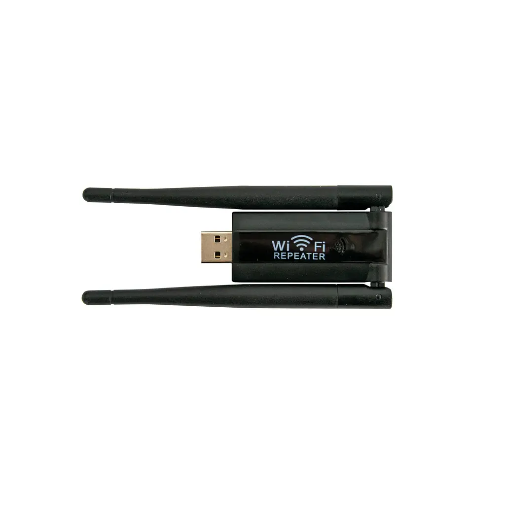 Підсилювач сигналу Wi-Fi Repeater USB 2.4G з антенами, активний ретранслятор до 20 м 100 Мбіт/с - фото 5