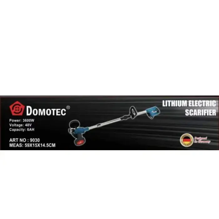 Акумуляторна газонокосарка Domotec 9030, 21 В, 2 акумулятори, 5000-8000 об/хв, 150 мм, телескопічна ручка 92-122 см, з колесами - фото 8