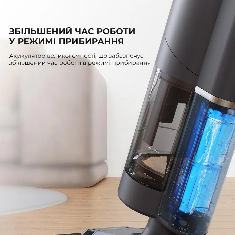 Вертикальний миючий пилосос Dreame Wet&Dry Vacuum Cleaner H12 Pro (HHR25A) - фото 5