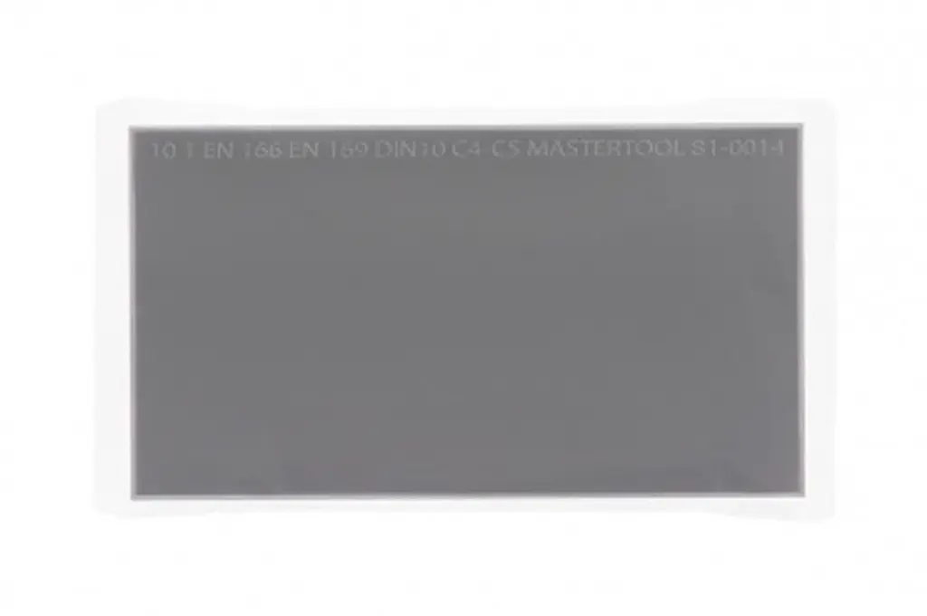 Скло захисне для зварювальної маски Mastertool 52 x 102 мм x С-4 (в упаковці 2 шт.) - фото 2