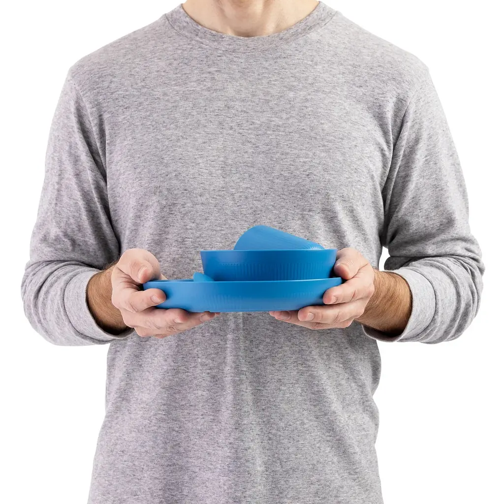 Набір посуду Sea to Summit Camp Dinnerware Set w/ Mesh Sack [6 Piece] Синій - фото 5