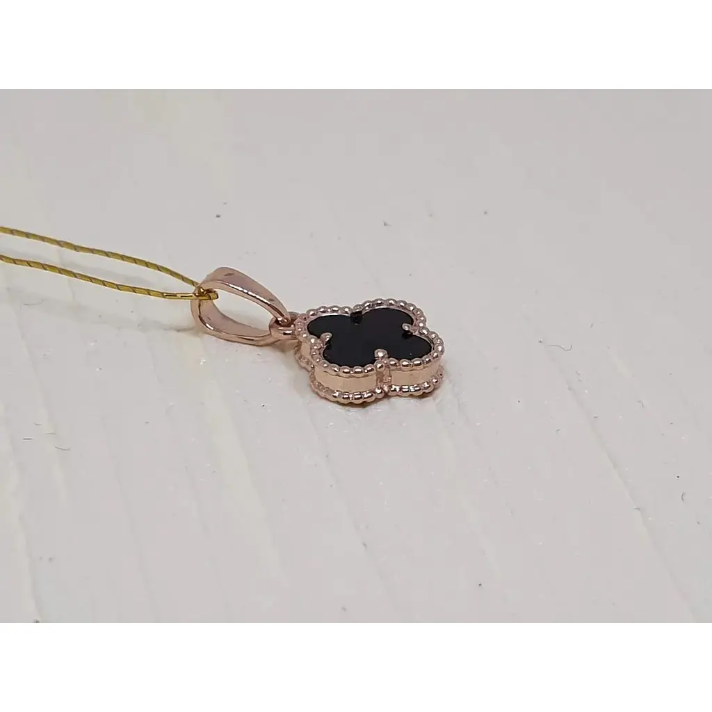 Золота підвіска Платон Конюшина з агатом. 1П125/67Б - фото 3