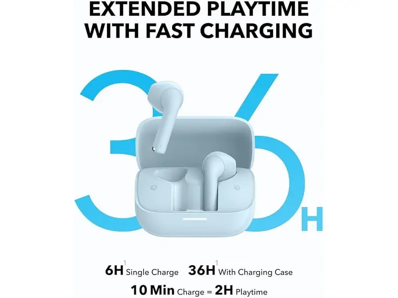 Навушники TWS ANKER SoundCore K20i Blue (A3994G31) - фото 8