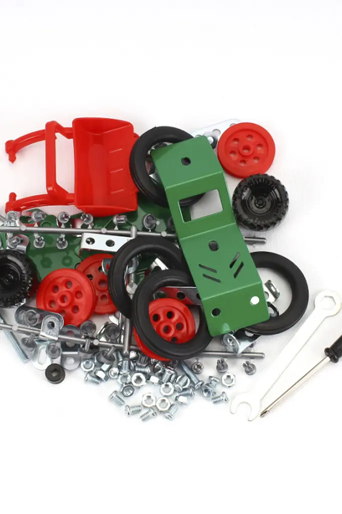 "Конструктор металевий трактор ТехноК" Technok Toys 1799 ЦБ-00282347 - фото 8