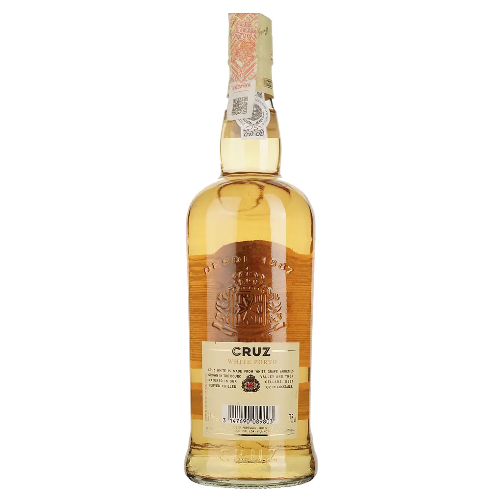 Портвейн Porto Cruz White, 19%, 0,75 л - фото 2