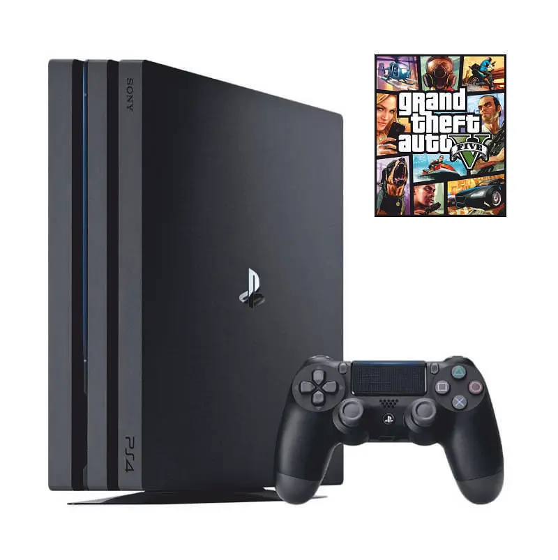 Консоль Sony PlayStation 4 PRO 1TB CUH 72 Black обслугована + Геймпад бездротовий DualShock 4 + Grand Theft Auto V + гарантія Б/В - фото 2