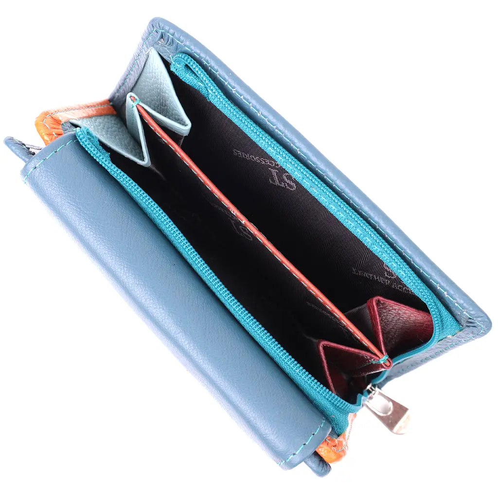 Кожаный женский кошелек ST Leather 13.5х9х2 см acs0028440 - фото 6
