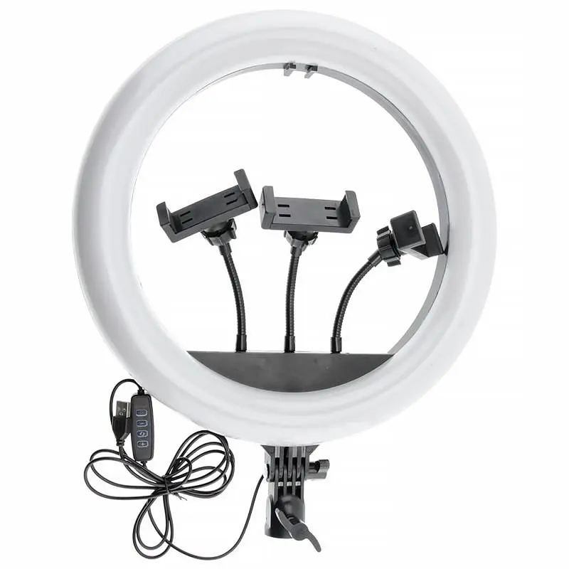 Кільцева світлодіодна LED лампа XD360 14" Black Epik teh0029320