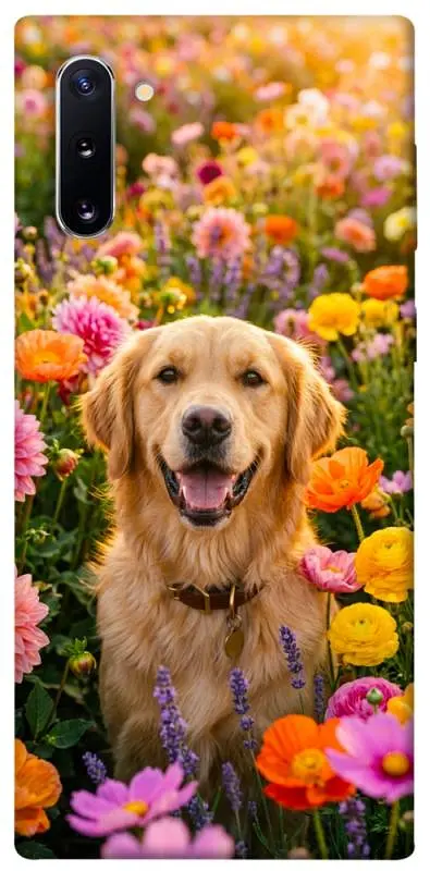 TPU чохол Demsky Flowery labrador для Samsung Galaxy Note 10