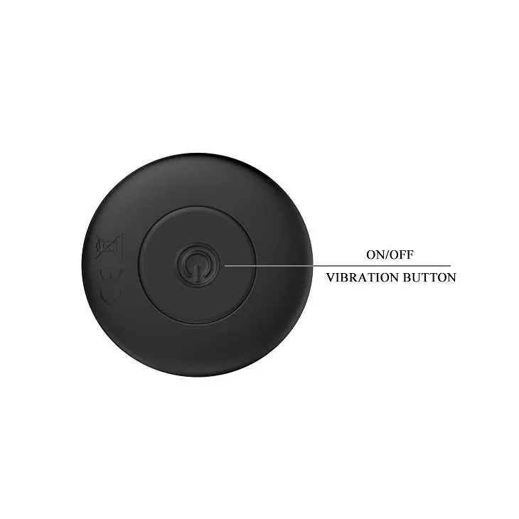 Анальна пробка LyBaile Mr.Play Vibrating Butt Plug 12.8 см (чорний) - фото 4