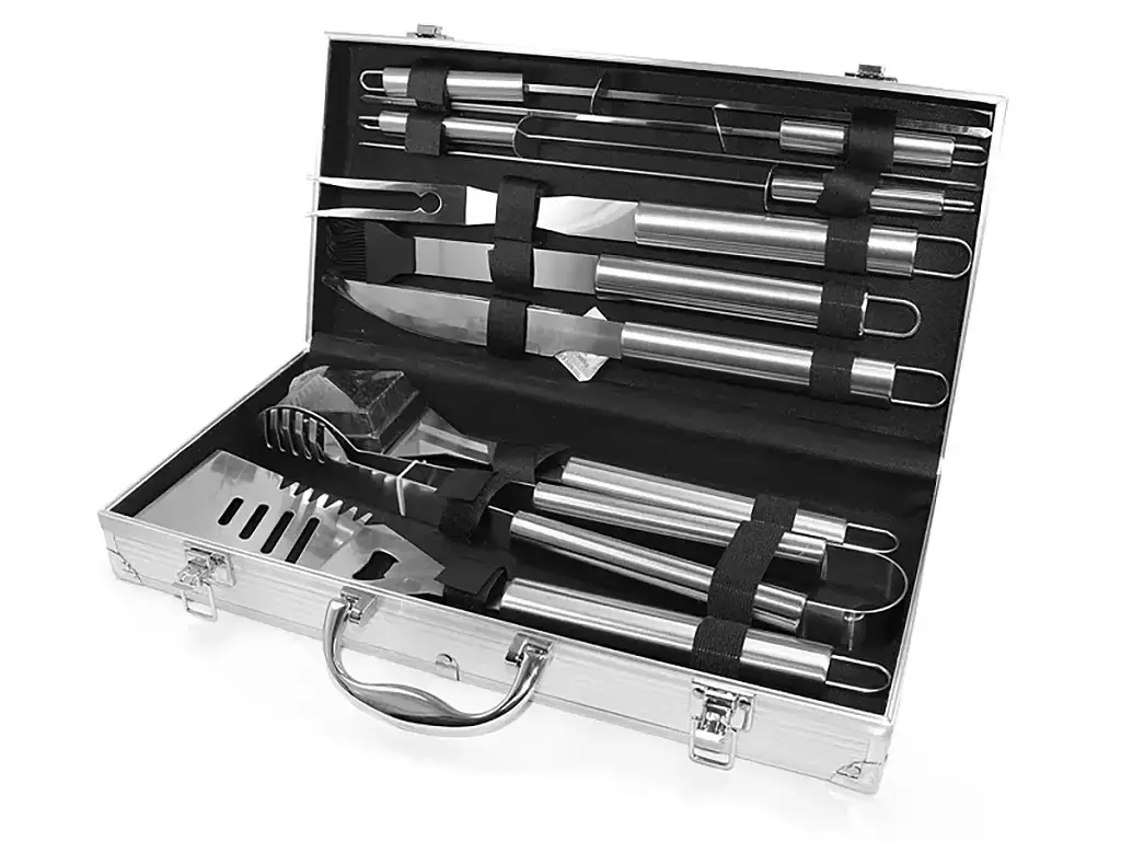 Набір для мангалу 43х21х8см BBQ Tools Set AL-10